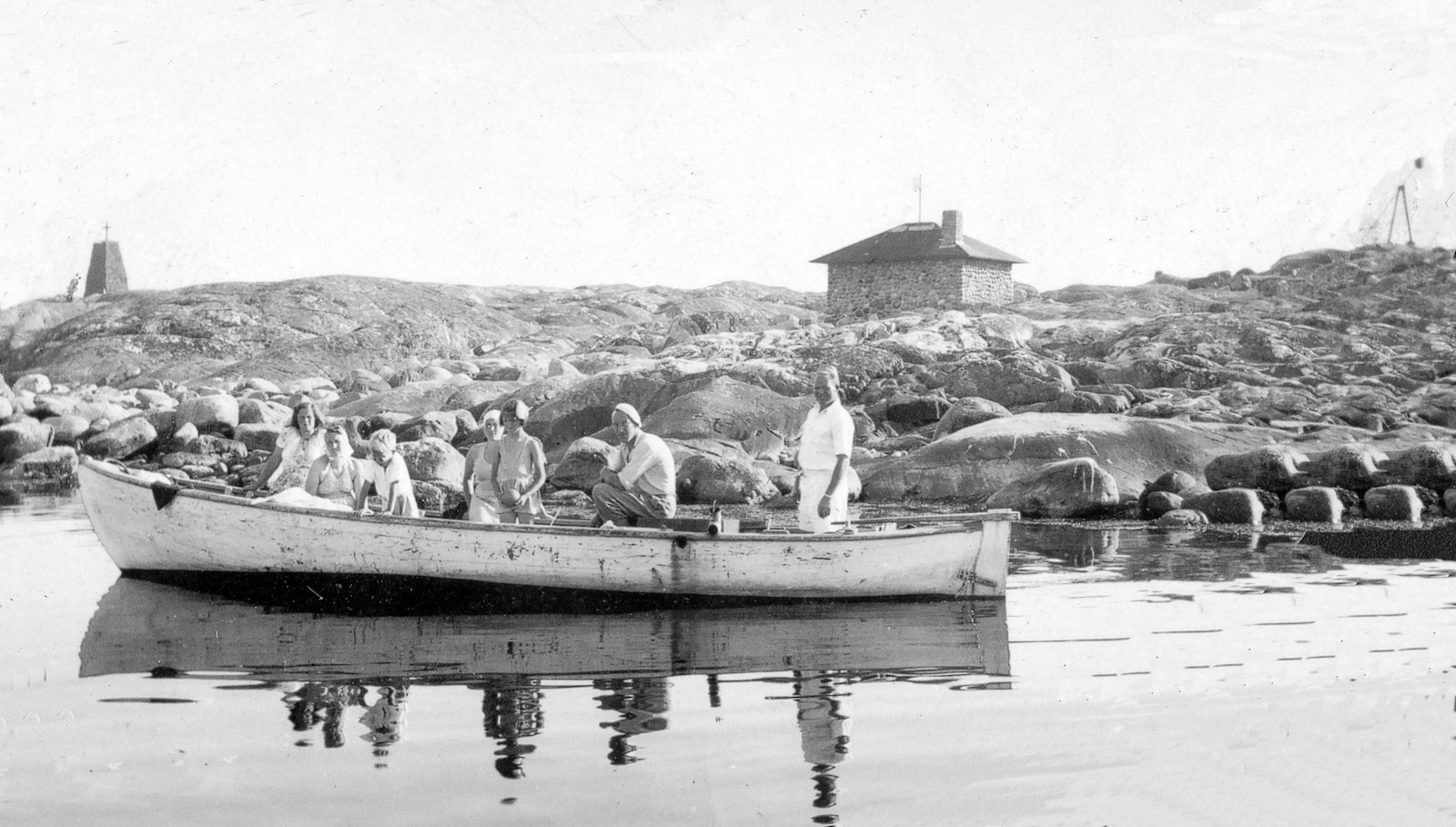 Historiske bilder fra 1947 på Holmen Heia